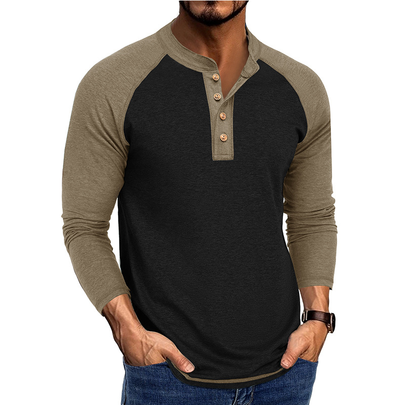 Men's New Long Sleeve Henley S - Base Layer Top 리뷰 및 가격