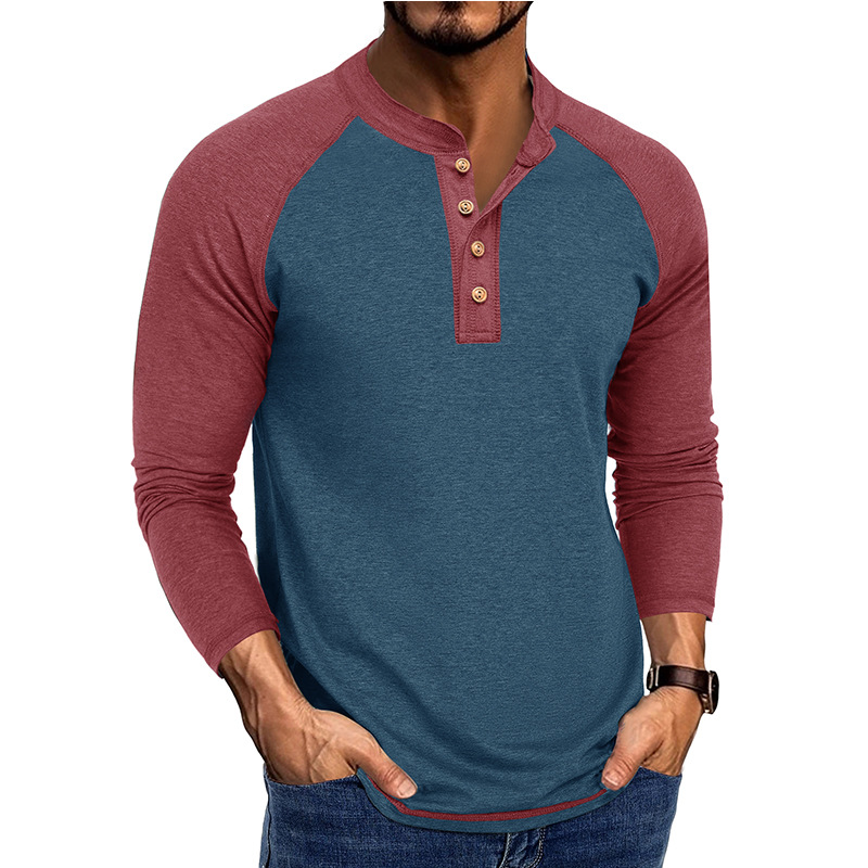 Men's New Long Sleeve Henley S - Base Layer Top 리뷰 및 가격