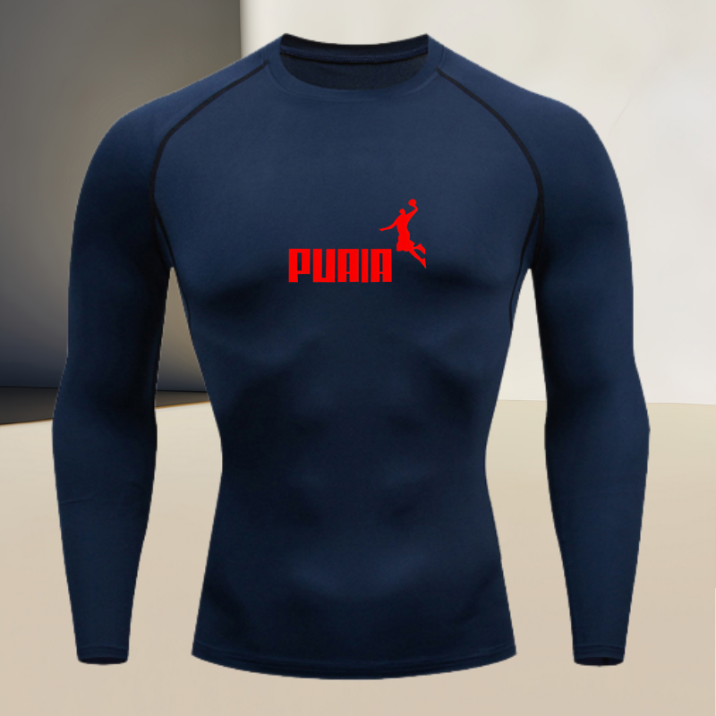 Men's long sleeved round neck  - T Shirt Tight Fit 리뷰 및 가격