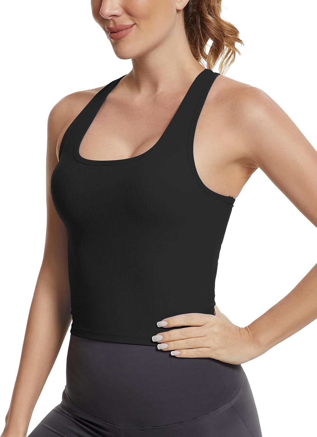 MathCat Ribbed Workout Tank To - Tank Top Ribbed 리뷰 및 가격