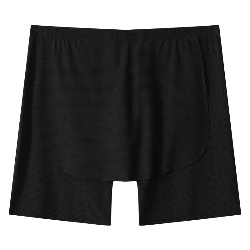 Men Underwear Cueca Solid Ice  - Long Leg Trunk Men 리뷰 및 가격
