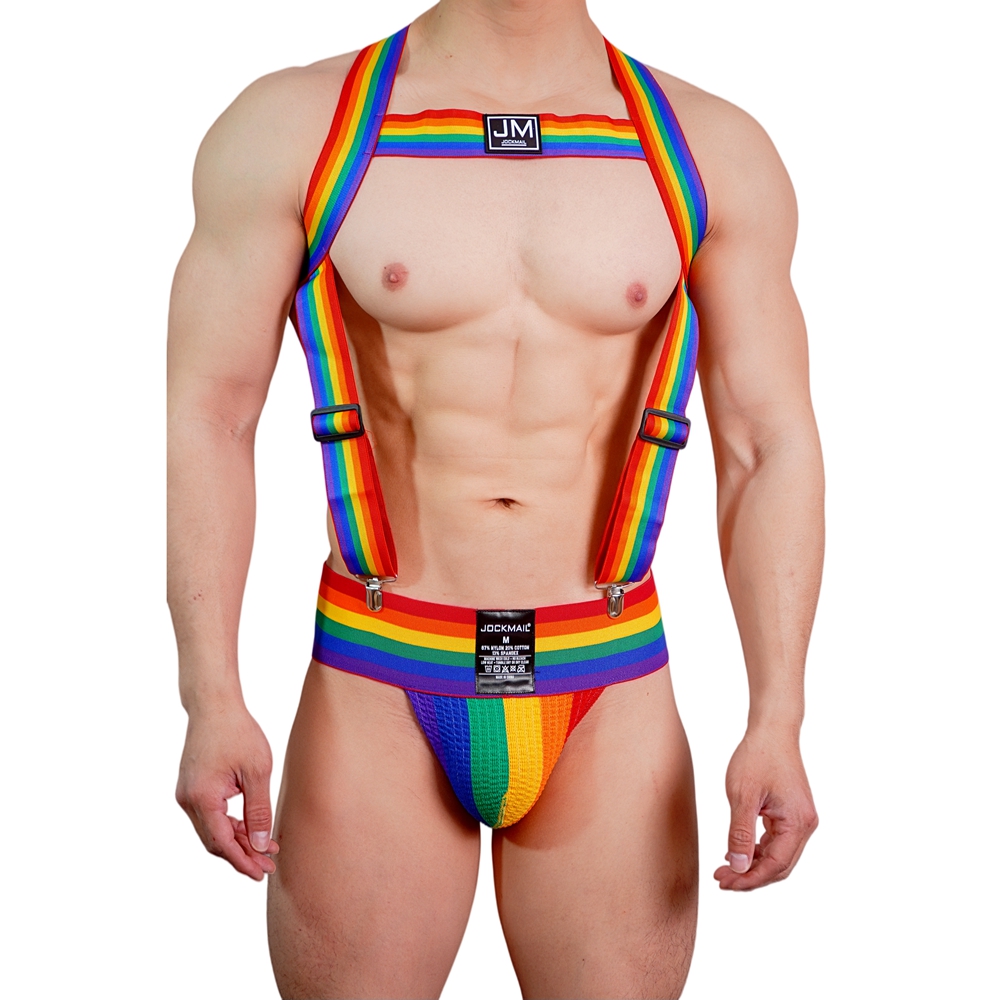 JOCKMAIL Rainbow Body Harness  - Jockstrap Athletic 리뷰 및 가격