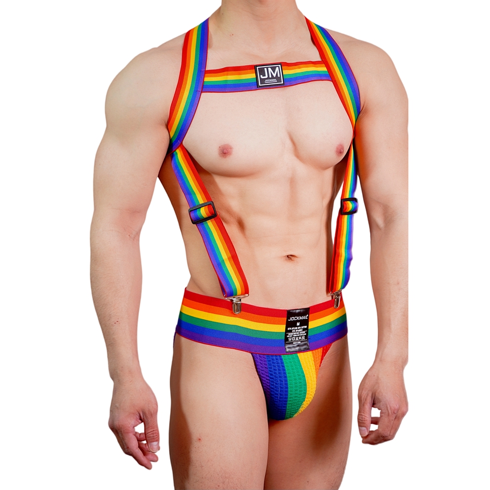 JOCKMAIL Rainbow Body Harness  - Jockstrap Athletic 리뷰 및 가격