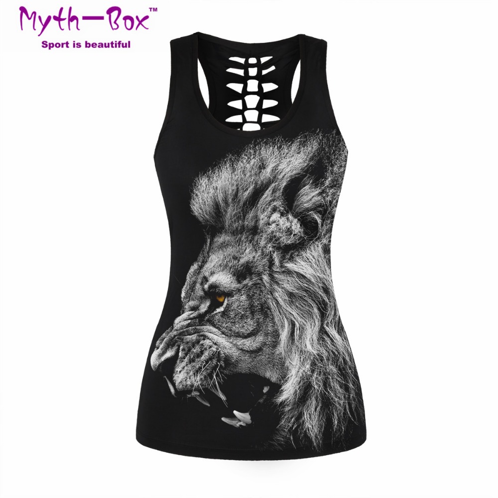 Women Sport Vest Bad Cat Print - Sleeveless Undershirt 리뷰 및 가격