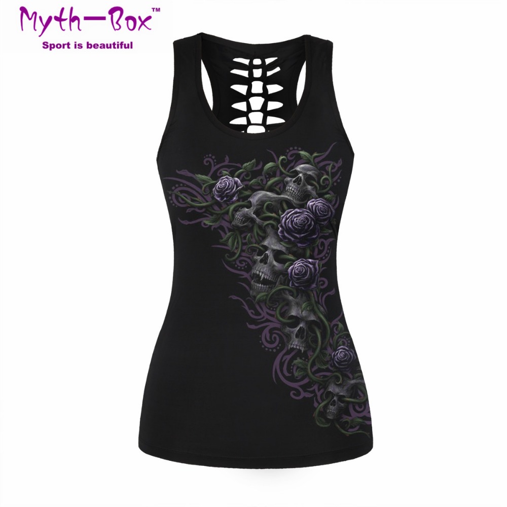 Women Sport Vest Bad Cat Print - Sleeveless Undershirt 리뷰 및 가격