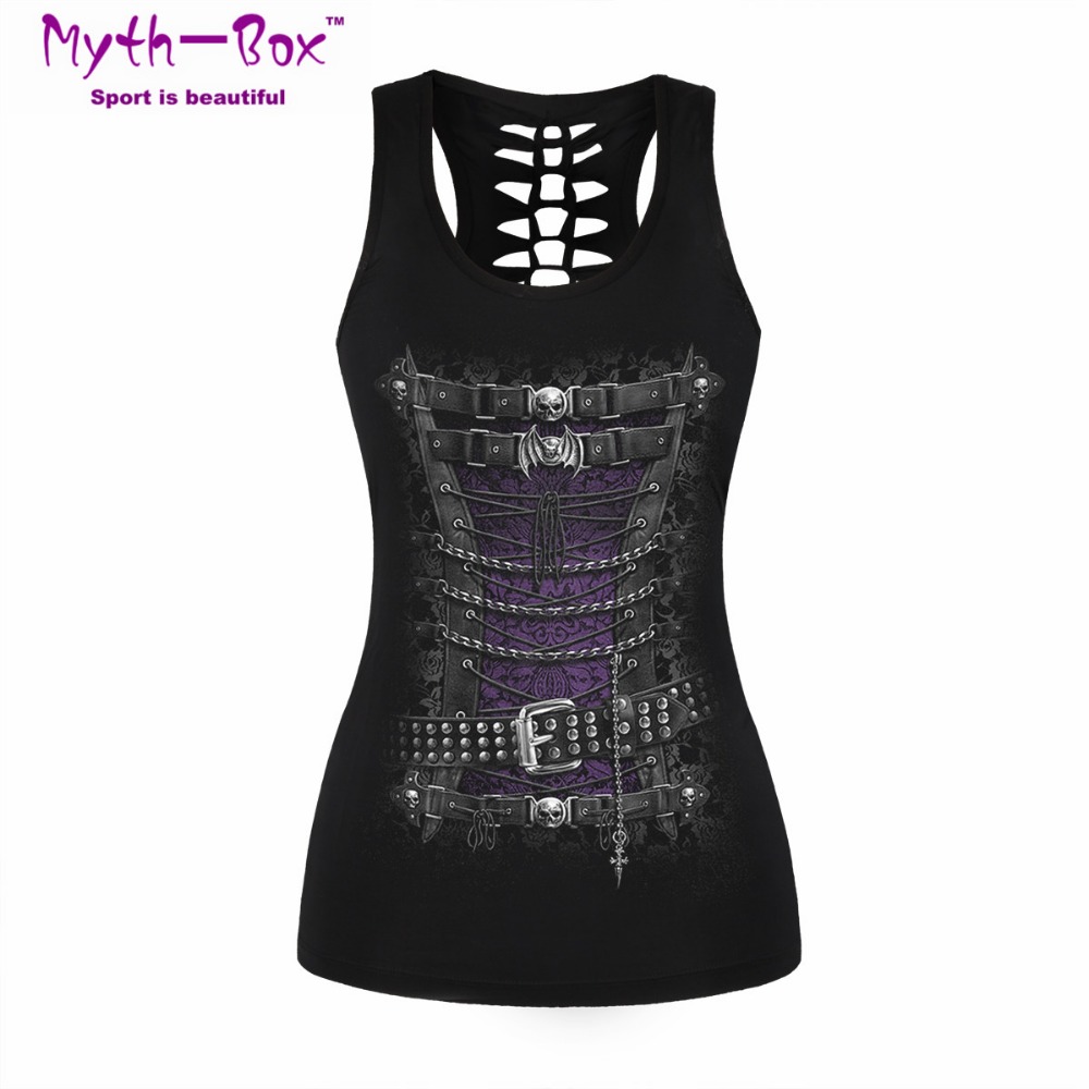 Women Sport Vest Bad Cat Print - Sleeveless Undershirt 리뷰 및 가격