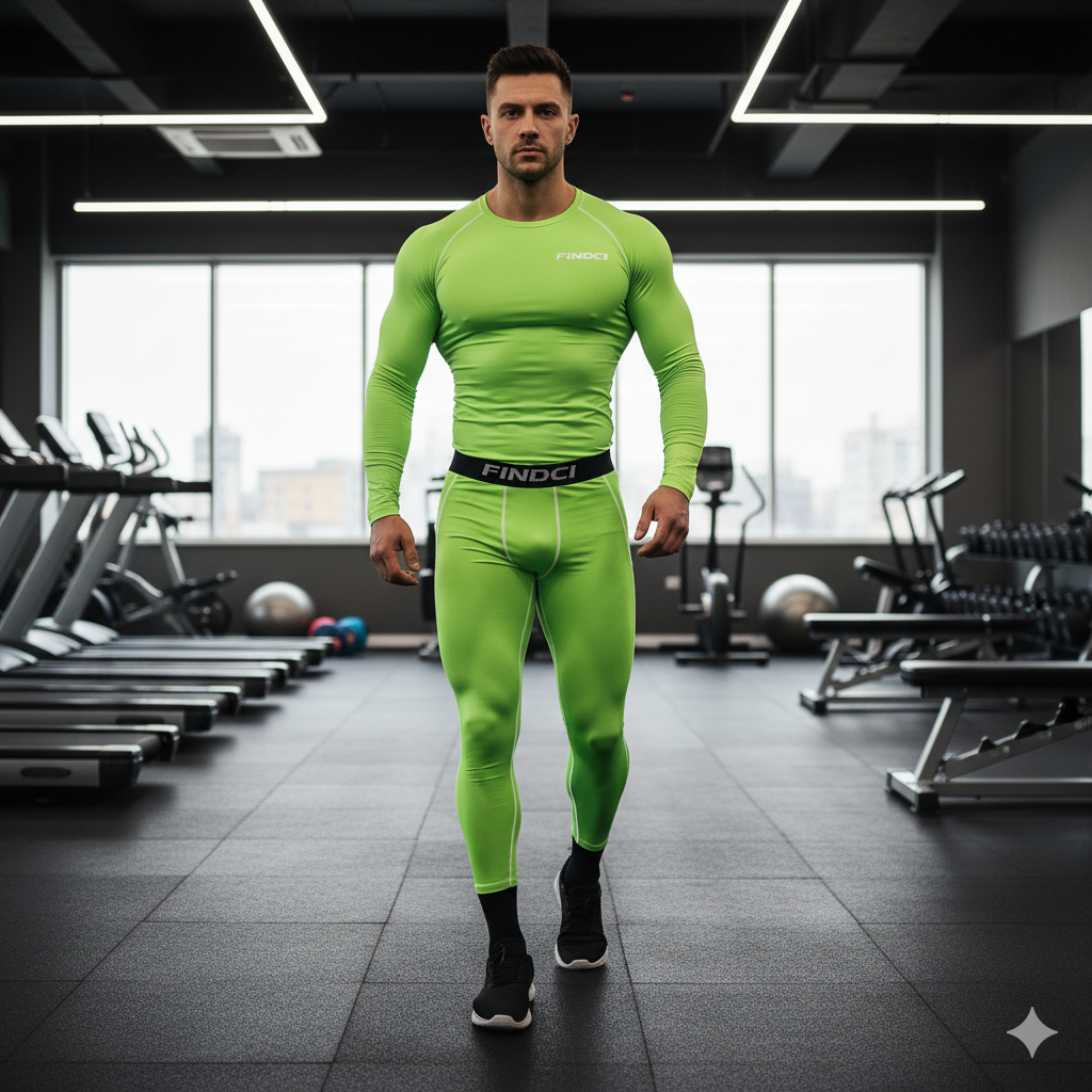 FINDCI Men's Sports Running Se - Compression Long Pant 리뷰 및 가격