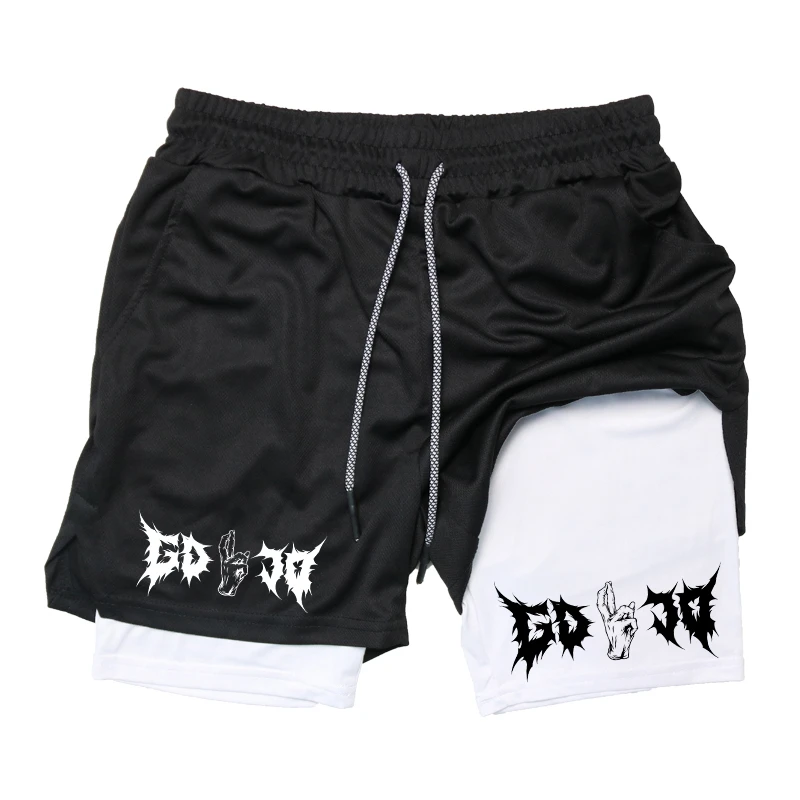 Print 2 in 1 Running Shorts fo - Compression Shorts Athletes 리뷰 및 가격