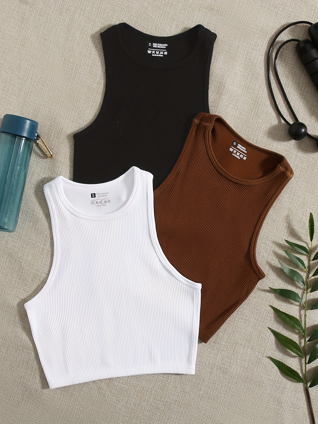 Ribbed Seamless Sports Bra Tan - Tank Top Ribbed 리뷰 및 가격