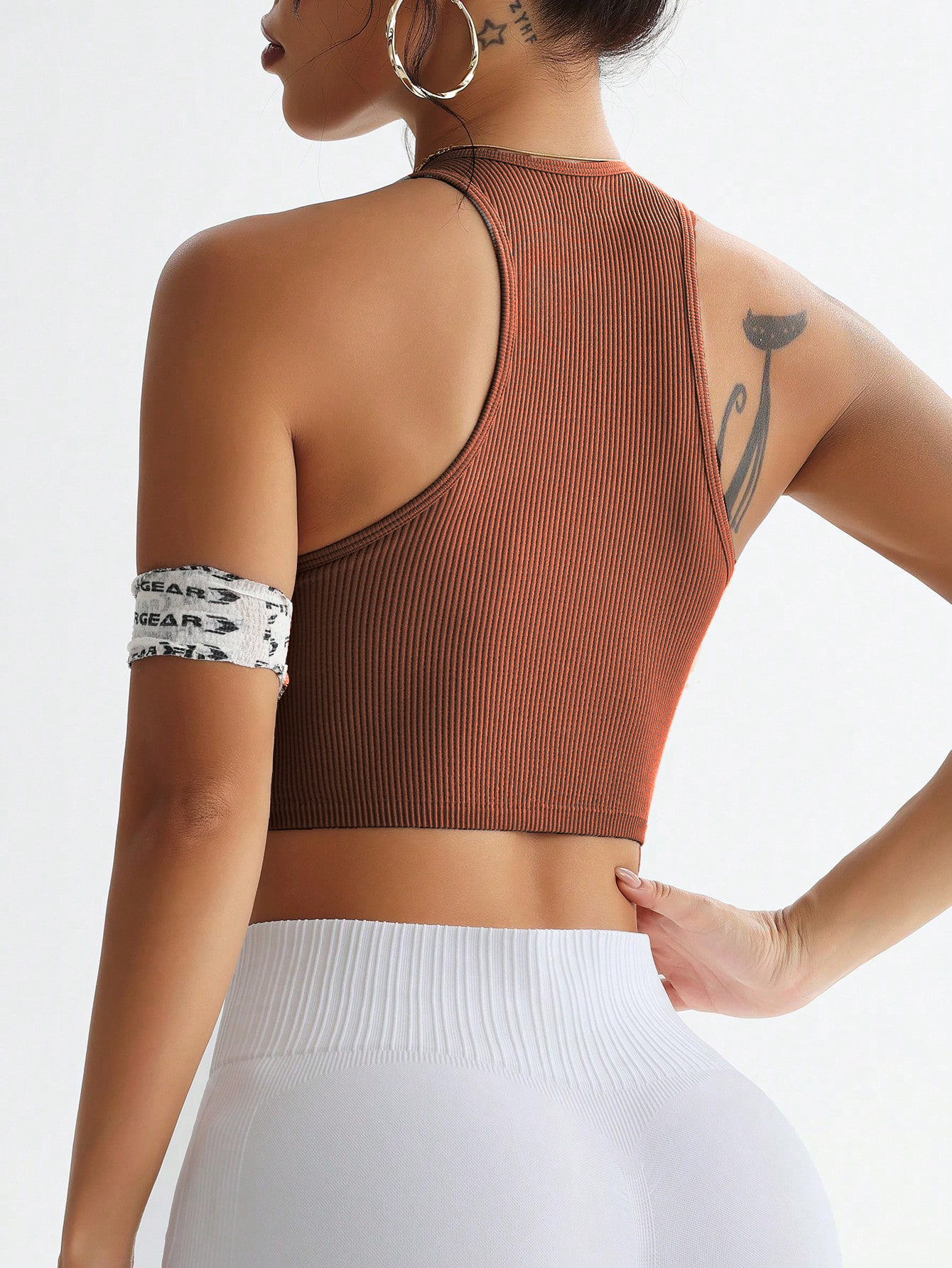 Ribbed Seamless Sports Bra Tan - Tank Top Ribbed 리뷰 및 가격