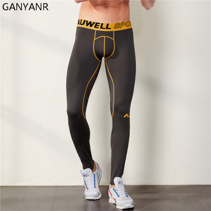 GANYANR Running Tights Men Spo - Compression Long Pant 리뷰 및 가격