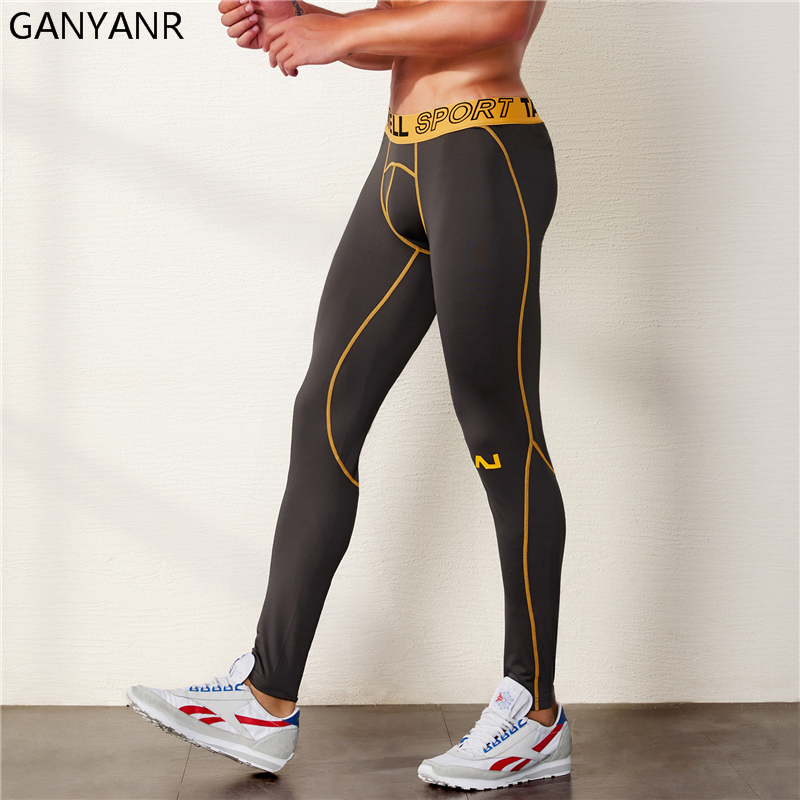 GANYANR Running Tights Men Spo - Compression Long Pant 리뷰 및 가격