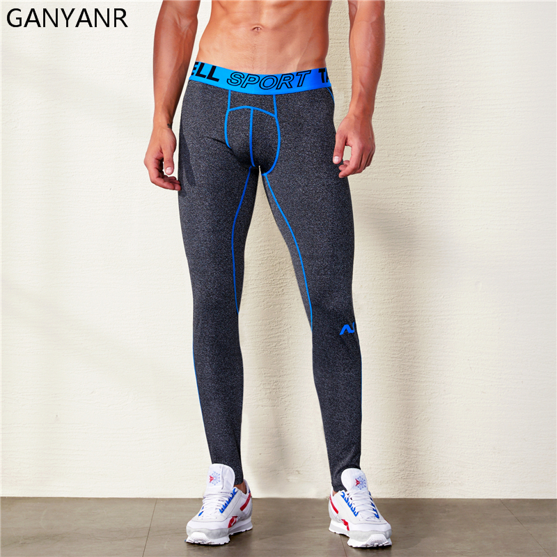 GANYANR Running Tights Men Spo - Compression Long Pant 리뷰 및 가격