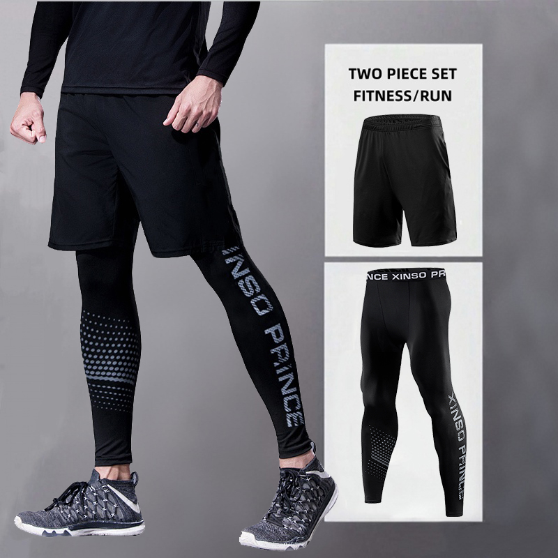 Men's Sports Running Trousers  - Compression Long Pant 리뷰 및 가격