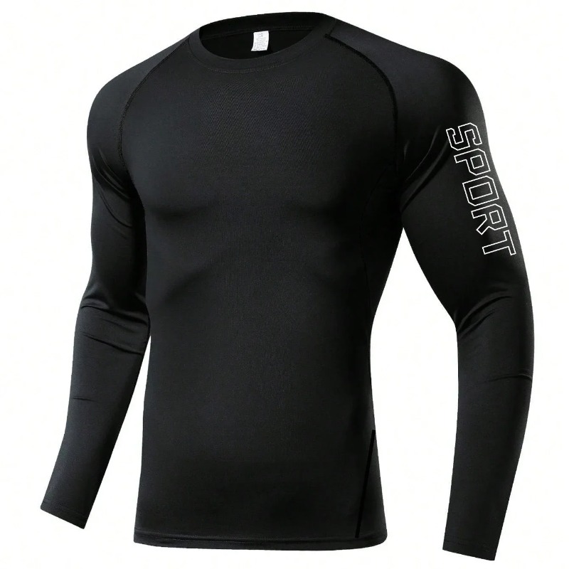 Men Quick-dry T-shirt Long Sle - Base Layer Top 리뷰 및 가격