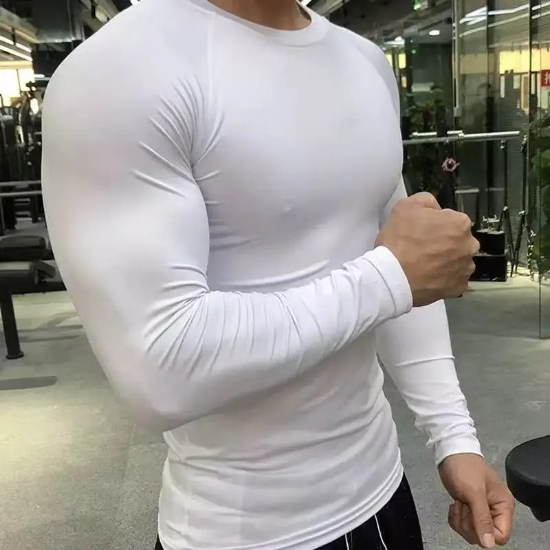 Men Sport T-shirt Quick Dry Bo - T Shirt Tight Fit 리뷰 및 가격