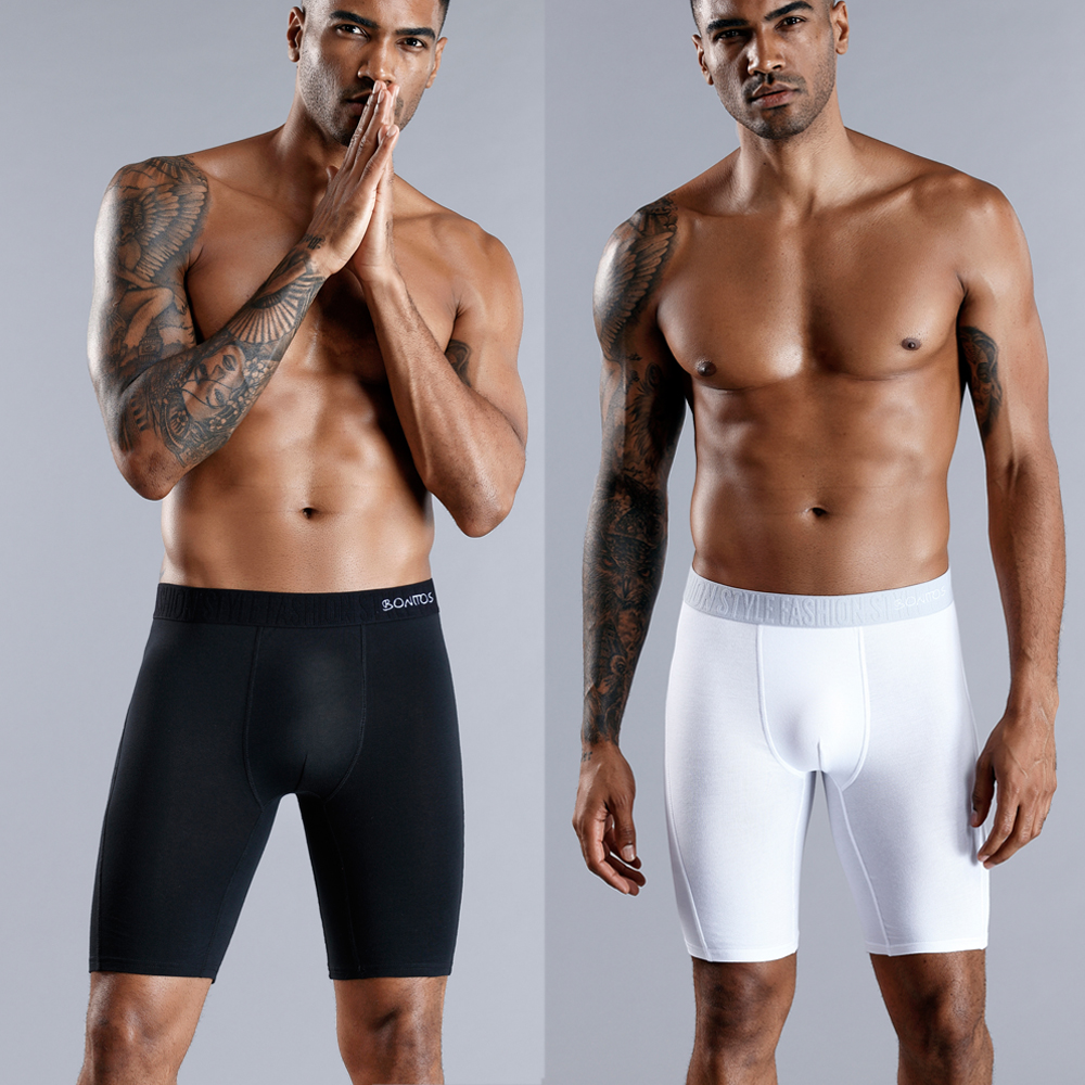 BONITOS Long Boxer Shorts Pant - Boxer Brief Pack Cotton 리뷰 및 가격