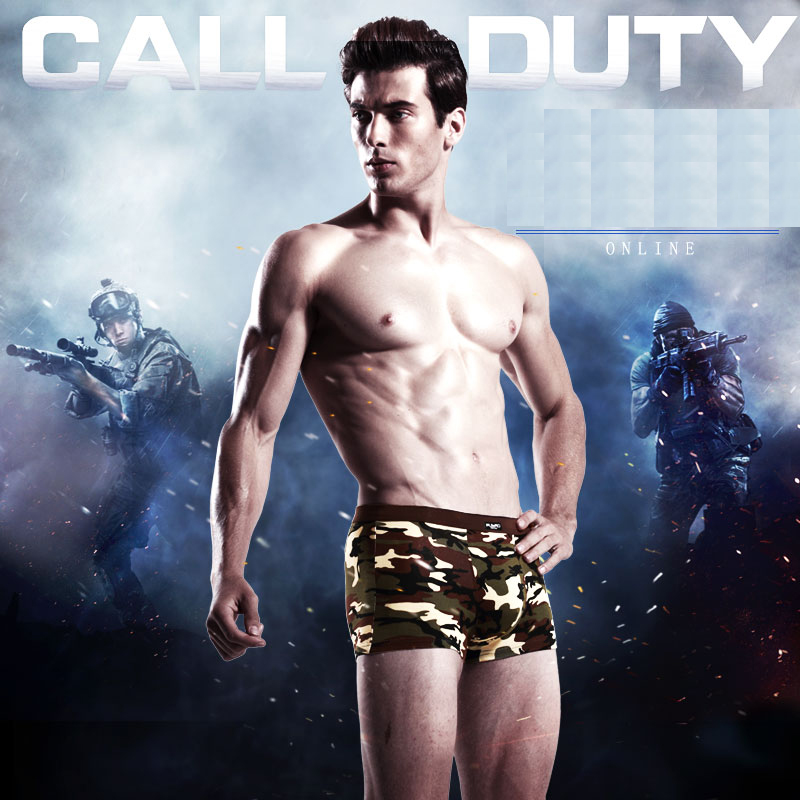 4pcs/lot Camouflage Boxer Men  - Multi Pack Underwear 리뷰 및 가격