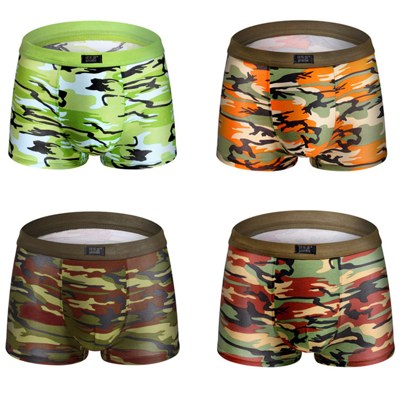 4pcs/lot Camouflage Boxer Men  - Multi Pack Underwear 리뷰 및 가격