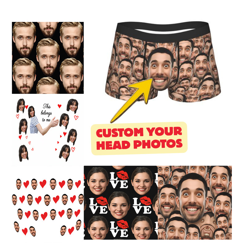 Custom Your Head Boxershorts   - Pouch Boxer Pouch 리뷰 및 가격