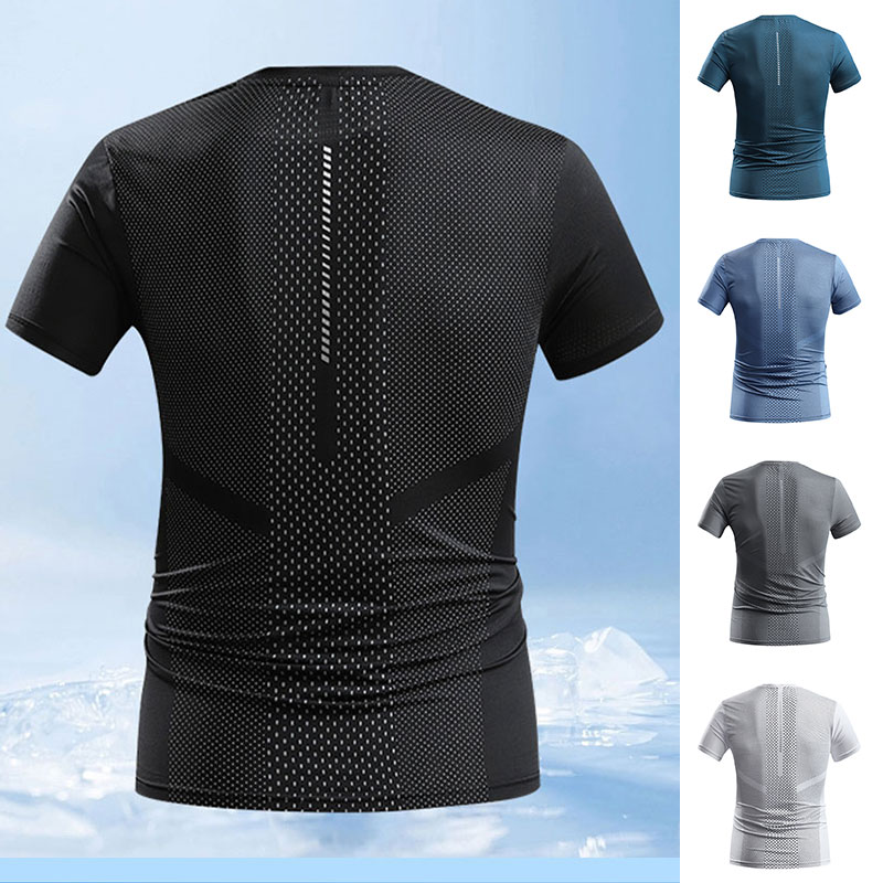 Men Summer Sports T-shirt Quic - T Shirt Tight Fit 리뷰 및 가격