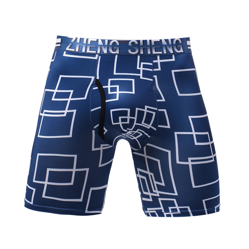 Mens Underwear Boxers Shorts H - Long Leg Trunk Men 리뷰 및 가격