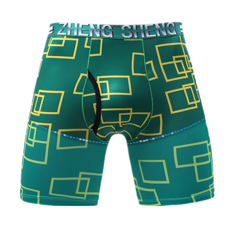 Mens Underwear Boxers Shorts H - Long Leg Trunk Men 리뷰 및 가격