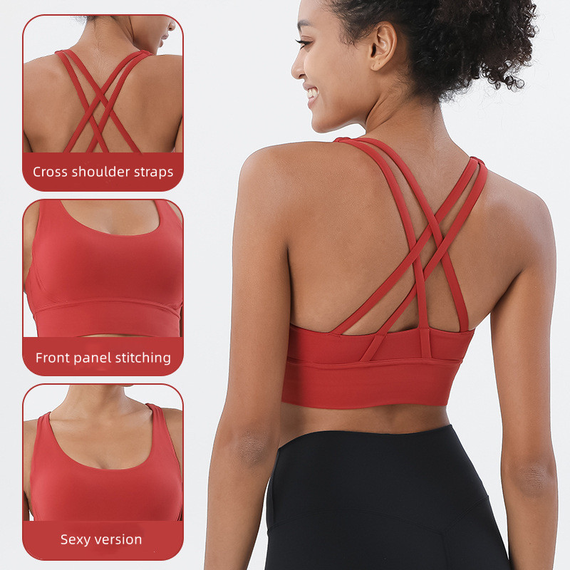 New Cross Back Nylon Yoga Top  - Quick Dry Underwear 리뷰 및 가격