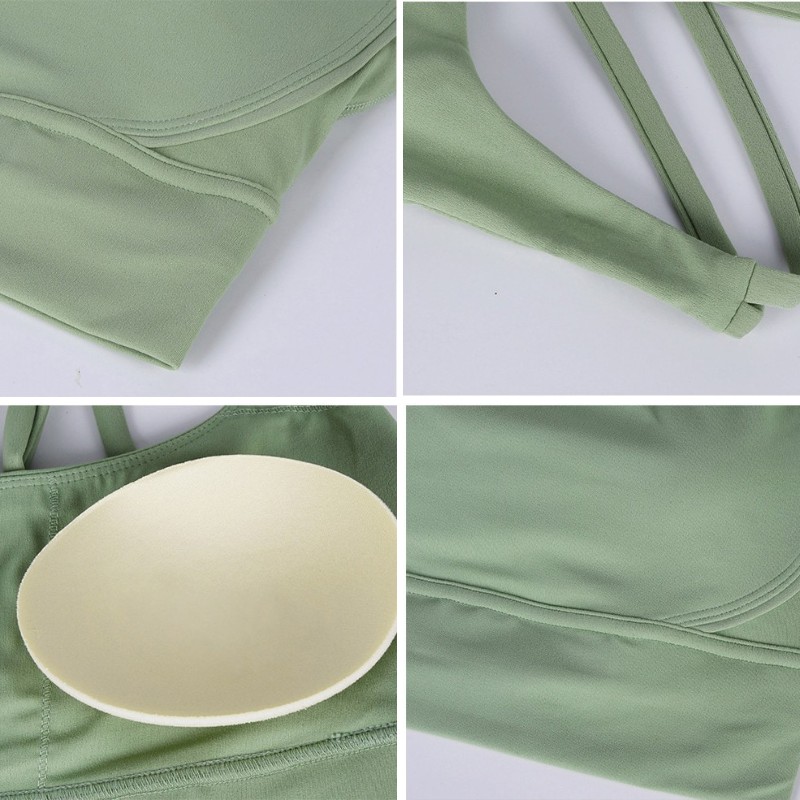 New Cross Back Nylon Yoga Top  - Quick Dry Underwear 리뷰 및 가격